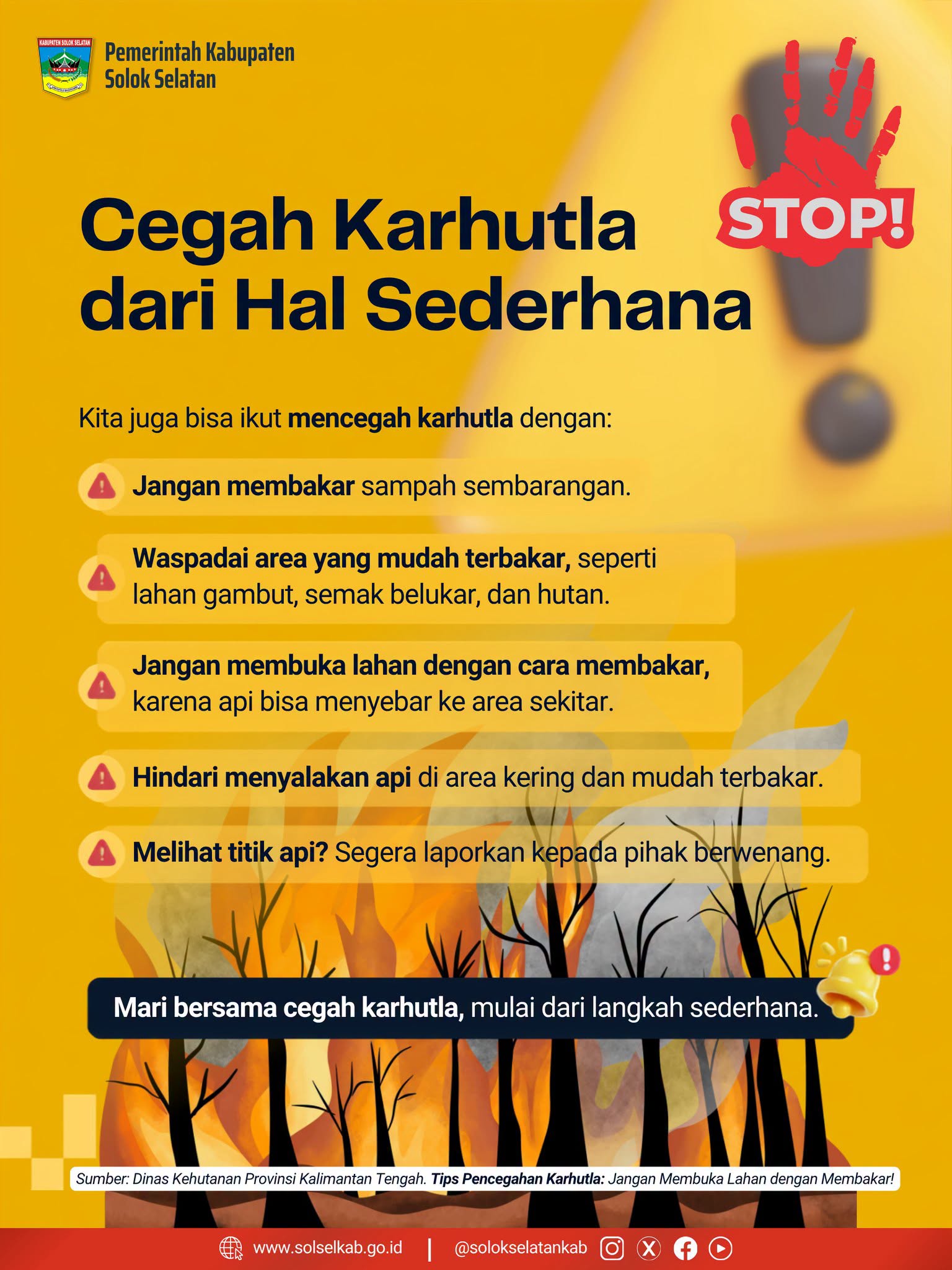 Cegah Kebakaran Hutan