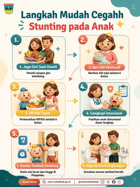 Tidak sulit untuk mengatasi stunting